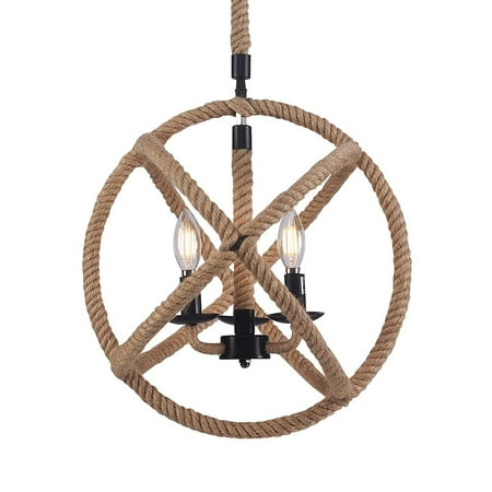 Nautical Rope Chandelier Wideskall 15