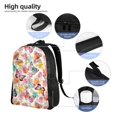 thumbnail image 5 of Fotbe Butterflies and Roses Travel Laptop Backpack, Business Slim Sturdy Laptops Backpack, Water Resistant College School Computer Bag Gift for Men & Women Fits 15.6 Inch Notebook, 5 of 8