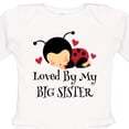 thumbnail image 4 of Inktastic Little Sister Ladybug Girls Long Sleeve Baby Bodysuit, 4 of 5