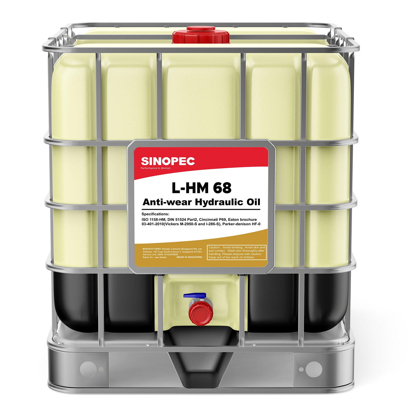 AW 68 Hydraulic Oil Fluid (ISO VG 68, SAE 20), 275 Gallon IBC Tote