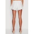 thumbnail image 4 of Womens Haute Monde Trendy Mid Rise Scallop Trim Shorts, 4 of 4