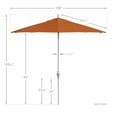 thumbnail image 5 of California Umbrella 9' Patio Umbrella in Tuscan, 5 of 5
