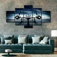 thumbnail image 2 of TISHIRON 5PCS Framed Canvas Wall Art Set,60"x32" SR-71 Blackbird Strategic Aircraft Canvas Art Decor, 2 of 7