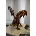 thumbnail image 3 of Dragon Bronze Statue with Brown Enamel Finish 32" x 36" x 25"H, 3 of 11