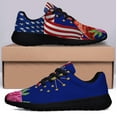 thumbnail image 3 of Indiana Stte Cardinal and Peony Flower Shoes Sneakers Black Size 11.5, 3 of 7