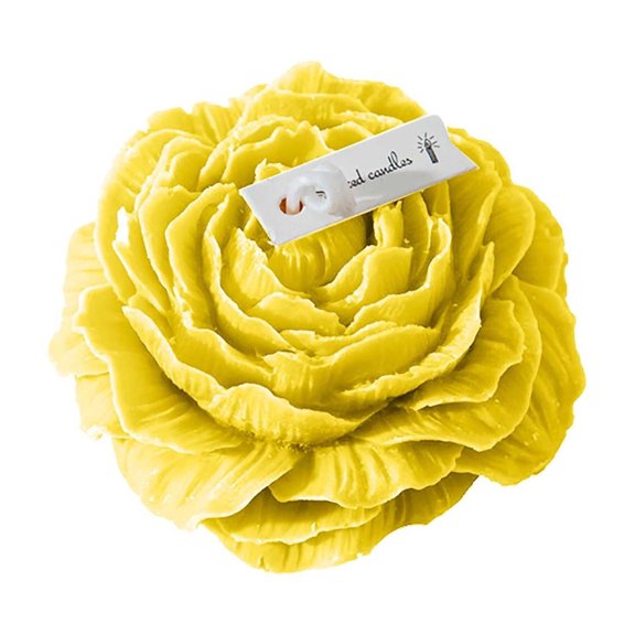BINGLI Peony Flower Shape Scented Candle Soy Scented Candles Stress Re Lief And Relax For Home Spa Yoga Birthday Decor Wedding Party Presen't Art Funny Scented Candle For Women Gifts