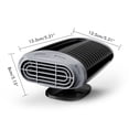 thumbnail image 2 of Calentador De Camión De Coche Eléctrico De 12/24V Ventilador De Descongelación De Parabrisas De Viento Frío Y Cálido Calentador De Vehículo Serendint VI011883-02, 2 of 6