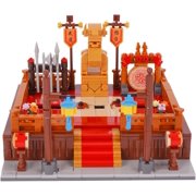 Building Block Set, Chinese Street View Ancient Shop Micro Building Kit Chinese Ancient Architecture Model Construction Toy (Jousting Arena)