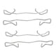 thumbnail image 4 of Resorte de retorno del freno de tambor trasero, 4 piezas Resorte de pinza de freno trasero Resorte de pinza de freno de disco trasero Resorte de hardware Diseño revolucionario, 4 of 9