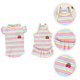 thumbnail image 4 of KAKOWELY 2 piezas de chaleco creativo para perro, ropa para cachorro, vestido adorable, ropa de verano para mascotas, 4 of 5