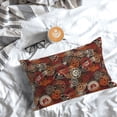 thumbnail image 5 of Fuzoiu Coffee Stamp Print Pillow Case with Hidden Zipper,Pillow Covers,Soft and Comfortable Pillowcase-14"x20", 5 of 6