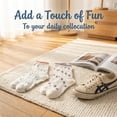thumbnail image 6 of 10 Pairs Women Ruffle Crew Socks, Cute Floral Cotton Casual Socks, 6 of 8
