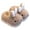 Brown, variant on Boys Girls Winter Bunny Slipproof Fuzzy Plush House Shoes 𝖢ozy Warm Indoor Outdoor Cotton Lined Comfort for Toddler Kids