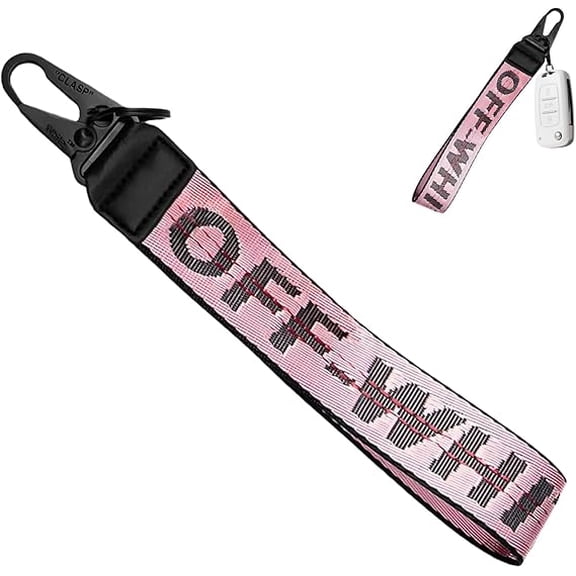Car Key Chain, Webbing Keychain Wrist Strap, Car Key Accessories, Wallets, Jeans Trendy Letter Pendants
