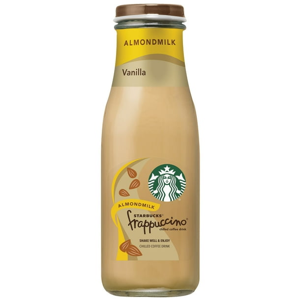 Starbucks Frappuccino Almond Milk Vanilla, 13.7 oz Glass ...