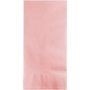 Party Central Club Pack of 600 Classic Pink Premium 2-Ply Disposable Dinner Napkins 8"