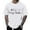 White, variant on Men's Christmas Short Sleeve Tee Crewneck T Shirt Red L
