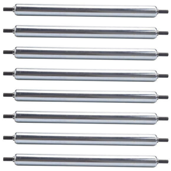 8Pcs 25mm x 300mm Carboon Steel Assembly Line Conveyor Roller