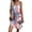 Dark Blue-1, variant on Dress for Women Multicolor Tie Dye Tank , Sleeveless Round Neck Pleated Front Loose Fit Mini Dress, Cute Boho Summer Sundress for Beach, Vacation, Weekend Outings and Daily Wear
