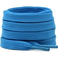 thumbnail image 1 of Solid Flat Shoelaces Hollow Thick Athletic Shoe Laces Strings 2 Pair, 1 of 7