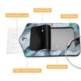 thumbnail image 4 of HemaKayy Luggage Tags for Suitcase, 2 Pack Suitcase Tag Leather Privacy Cover, ID Label, Double Side Design with Stainless Steel Loop for Women Men Travel Bags - Marble Texture, 4 of 7