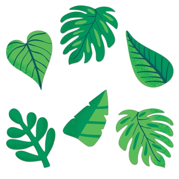 Carson Dellosa Education One World Tropical Leaves Cut-Outs, 108 Pieces