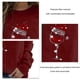 thumbnail image 4 of Camiseta de manga larga con túnica en bloque para mujer piel suave ANGGREK Otros, 4 of 6
