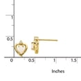thumbnail image 2 of Primal Gold 10 Karat Yellow Gold Diamond and Opal Earrings, 2 of 4