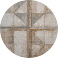 thumbnail image 2 of Addison Rugs Mayfield Premium Machine Washable Transitional Geometric Copper Round Rug, 8' x 8', 2 of 6