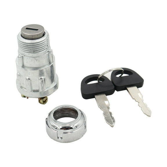 Universal Ignition Switch Key Lock Cylinder Switch On-Off Control 4 Position for Tractor Truck