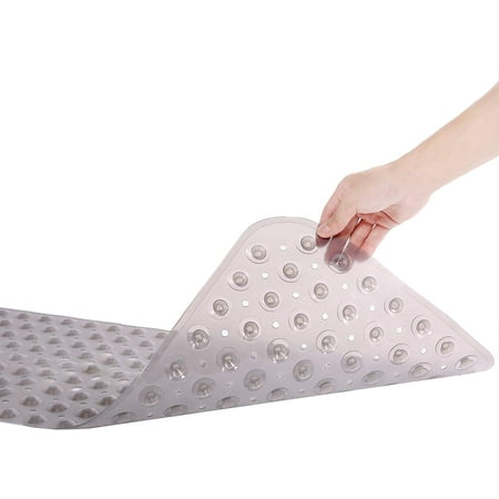 CPDD Bath Tub Mat 40x16 Shower Non Slip Bathtub mat with Anti Slip ...