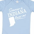 thumbnail image 4 of Inktastic Someone in Indiana Loves Me Boys or Girls Baby Bodysuit, 4 of 5