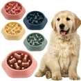 thumbnail image 2 of Pet Slow Feeder Bowl,  Anti-Choke Healthy Food Eating For Dogs Cats Puppies, 2 of 14