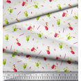 thumbnail image 2 of Soimoi Poly Georgette Fabric Straw & Juice Beverages Fabric Prints by Yard 52 Inch Wide, 2 of 3