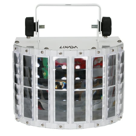 Lixada 24W RGBW LED Projector Stage Lights 6 Channel DMX 512 Voice-control Automatic Control DJ Party KTV Disco