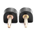 thumbnail image 3 of facefd 3 Pairs High Heel Tips Shoes Replacement Tap Caps Shoes Repair 9x10mm, 3 of 9