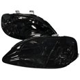 thumbnail image 1 of Phares Fumigènes JDM avec Objectif Transparent pour Honda Civic 1999-2000, 1 of 1