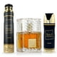 thumbnail image 1 of Set de regalo de perfume Lattafa Khamrah 100 ml EDP + 200 ml Deo + ambientador 300 ml, 1 of 5