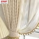 thumbnail image 2 of Fashion Champagne Luxury Modern Embossed Curtains for Living Room Dining Bedroom Blackout Beige French Cream Elegant Tulle, 2 of 5