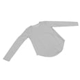 thumbnail image 3 of Camisa de manga larga para hombre, corte regular, cuello redondo, corte entallado, color liso, informal, musculosa, gris, M, 3 of 15