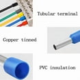 thumbnail image 4 of 1000PCS Tubular Crimp Terminals Electrical Wire Cable Ferrules Connectors E0508 E7508 E1008 E1508 E2508 E4009 E6012 Ring Sleeve, 4 of 6