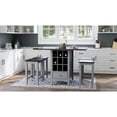 thumbnail image 2 of Jofran Asbury Park Solid Acacia Farmhouse Backless Saddle Stool (Set of 2), 2 of 6