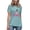 Heather Blue Lagoon, variant on Bella + Canvas Women's Relaxed T-Shirt Short Sleeve Graphic Crew Neck (Pink, S)