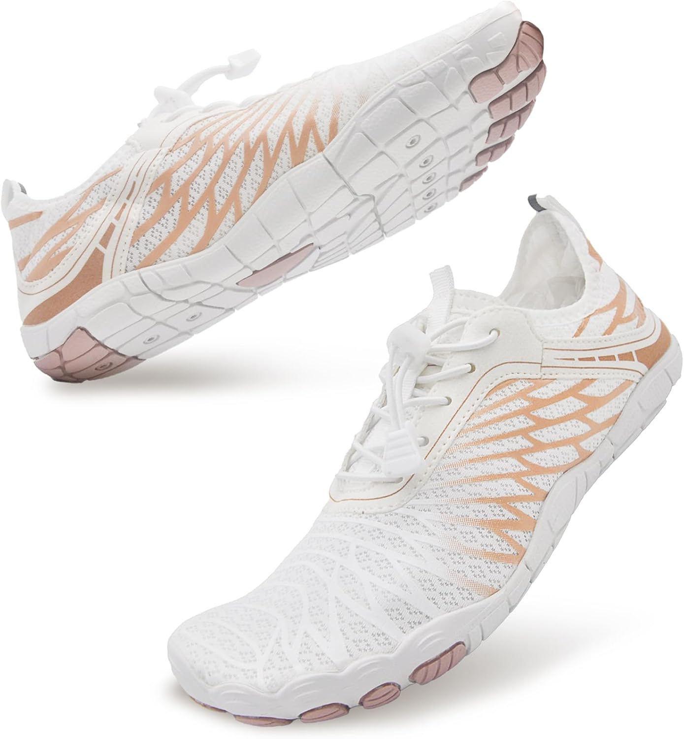 Barefoot Shoes for Women Men, Hiking Footwear Barefoot Shoes Pro Wide Toe Box, Breathable Non-Slip Water Shoes