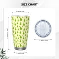 thumbnail image 4 of KLL Green Pears1 Print 40oz Stainless Steel Insulated Car Cup with Spillproof Lid - Keep Your Drink Hot or Cold on the Go-Without Straw, 4 of 8