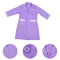 thumbnail image 3 of Miangastore Salon Smock Purple 1Set 34.3x18.9in, 3 of 9