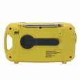 thumbnail image 6 of Kaito KA580 Emergency Radio with Solar Dynamo Crank AM FM NOAA Weather Receiver - Yellow, 6 of 6