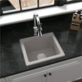 thumbnail image 5 of Karran QX-680 Drop-in or Undermount Quartz Composite 18 in. Single Bowl Kitchen Sink in White, 5 of 5
