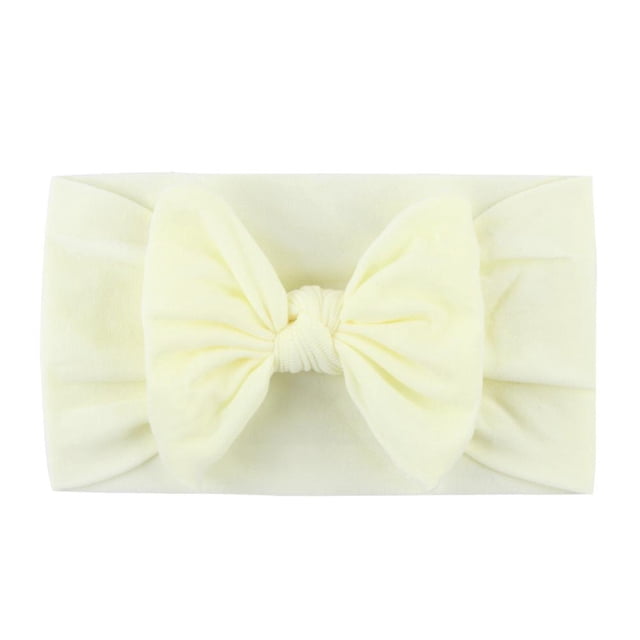 Diadema para bebé, diadema de nailon suave, bufanda con lazo de gasa, diadema bonita para bebé