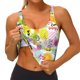 thumbnail image 3 of Fotbe Tropical Pineapples Sujetador Deportivo Largo sin Aros para Mujer con Almohadillas y Soporte Medio, Transpirable y Absorbente, Camiseta Tipo Chaleco o Tank Top-Small, 3 of 8